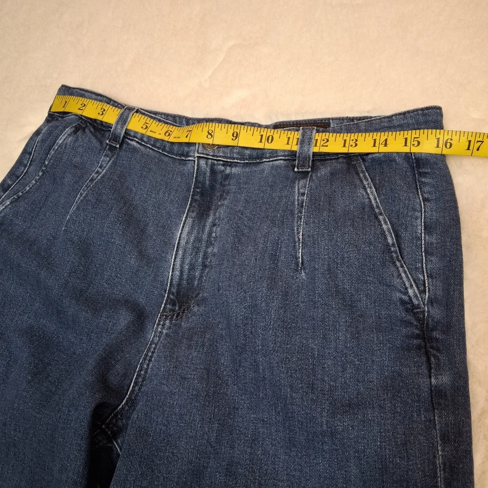 AG Adriano Goldschmied DANEEL High-Rise Wide Leg Crop Denim Jeans Women Size 30 - Picture 12 of 16